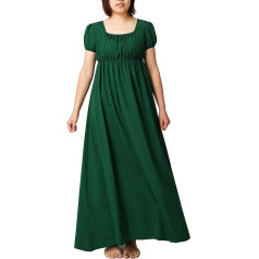 BLESSUME Women's Vintage Ball Gown High Waist Tee Dress