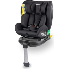 Bebeconfort EvolveFix Plus i-Size, Car Seat 360° Rotatable, 0-12 Years, 40-150 cm, ISOFIX Child Seat Rotatable, 10 Headrest Positions, 4 Reclining Positions, Side Impact Protection, Functional Fabric,