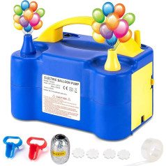 Electric Balloon Pump, Balloon Pump, Electric Birthday Balloon Pump, Quick Balloons Inflator Air Pump for Wedding Decoration, Christmas, New Year, Birthday, Party Decoration Balloons