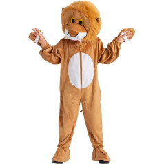 Dress Up America Scary Plush Lion Hair Head Costume