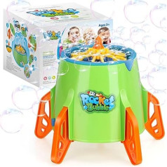 Rocket Bubble Machine Toy for Children Green