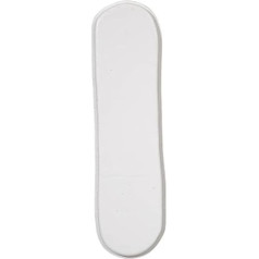 9186-I Holzbuchstaben, Baby-Font I, Weiß, 12,7 cm