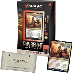 Magic: The Gathering Phyrexia: All Will Be One Commander Deck - Rebellion Rising & Collector Booster Sample Pack (Red, White)