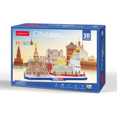 Cubic Fun Puzzle 3d pilsētas līnija Maskava