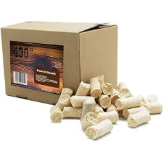 430 ° eco Igniter, 1.5 kg approx. 150 pieces, fireplace lighter, oven lighter, barbecue lighter, firewood lighter, charcoal, briquettes, firewood, premium wood and wax, top quality