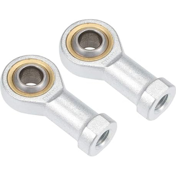 DealMux 10 mm Rod End Bearing M10 x 1.5 mm Rod End Ball Joint Internal Thread Pack of 2
