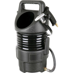 Sand Blasting Gun with Sand Container 10 L and Hose (4.5 m), Connection 1/4 Inch, Ceramic Nozzle Diameter 5 mm, Working Pressure 4-6.5 Bar