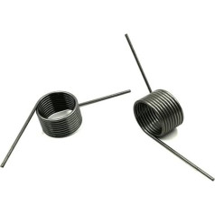 GatherTOOL 2pcs V-Spring Drahtdurchmesser 1,8 mm Torsion Kleiner Torsionsfeder, Haarnadelfeder, 180/120/90/60 Grad Torsion Torsionsfeder (Length : 9 laps 90 Degrees, Outer Diameter : 11mm)