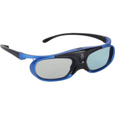 Socobeta Active Shutter 3D Glasses DLP-Link Rechargeable 144 Hz for All 3D DLP Projectors