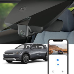 Fitcamx Dashcam 4K Compatible with Hyundai IONIQ 5 2022 2023 2024 SEL Limited (with Auto Dimming), OEM Car Camera UHD Video 2160P WiFi, Night Vision, Loop Recording, G-Sensor, WDR, Plug & Play, 64GB
