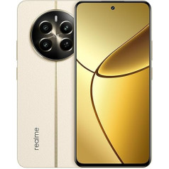 realme 12+ 5G Smartphone, 50MP LYT-600 OIS Camera, Dimensity 7050 Processor, 120Hz Curved Display, Dual SIM Card, 8 + 256GB, White (No Charger)