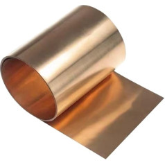 Flat Sheet C17200 Copper Beryllium Foil Sheet Cylinder Beryllium Bronze Plate Strip Wear and Corrosion Resistance Square Materials (Color : C17200 L 500mm, Size : 0.5x200mm