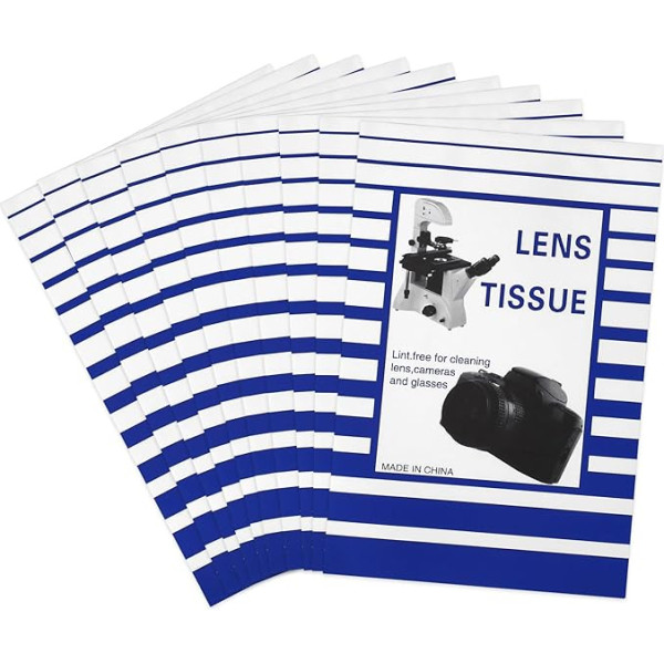 Pack of 500 Lens Cleaning Paper Lens Paper for Lens Cleaning Optics Cleaning Paper Lens Cleaning Paper Cloths for Cleaning Camera Lens Filter Reader Keyboard for Camera Lenses