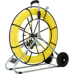 270 kg Fibreglass Handle 120 m Steel Reel Diameter Thread RTG Wheeled 730 mm Diameter 12 mm – Diameter 7.5 mm, 10091