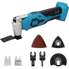 WingFly Cordless Multifunction Tool for Makita Battery 18 V, Oscillating Multitool 6 Adjustable Speeds (Vibration Number 8000-19000 min-¹ without Battery)