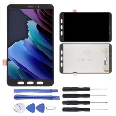 NB+ Touchscreen LCD Replacement for Samsung Galaxy Tab Active3 8 Inch 2020 LCD Display Unit Digitizer Front Glass Panel Black with Tools