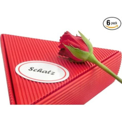 Gift Treasure - Rose and Fruit Breakfast Package 6 x 50 g | Good as a Romantic Gift for Wedding Anniversary or Gifts for Lovers with Love, Gift Wife, Girlfriend, Fiancee, Gifts Man, Man 60, as Thank