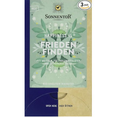 Sonnentor Organic Peace Find Tea Happiness is Pack of 3 x 27 g