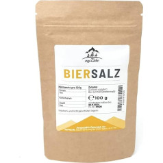 Beer salt - 100 g made from handmade Portuguese spring salt, made with probably the best beer in Salzburg