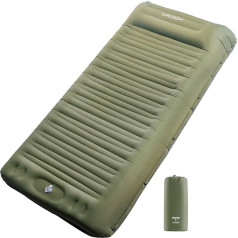 Origem Camping Self-Inflating Sleeping Mat, 14 cm, Ultralight Sleeping Mat, Inflatable Small Pack Size, Self-Inflating Air Mattress Outdoor with Foot Pump for Hiking, Beach, Tent, Hammock