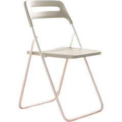 LIANGLIHONGJS Folding Chair, Foldable Chair Indoor Outdoor Stackable Suitable for Events Office Wedding Party Picnic Kitchen Catering Load Capacity 150 kg (Color : Brown)