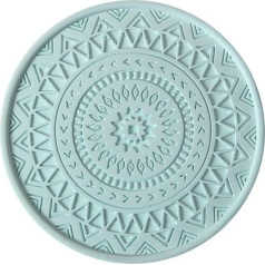 Untersetzer aus Naturkork, Untersetzer mit Farbverlauf, handgewebte Untersetzer aus Baumwollkordeln, Mehrzweck-Untersetzer aus Silikon, rutschfeste Untersetzer(White)