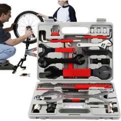JoyTube Bicycle Repair Tool Kit, 44 Pieces Bicycle Tool Kit for Universal Mountain Bike Repairs, Multifunction Tool and Wrench with Storage Case