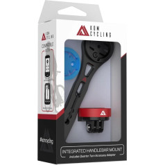 KOM Cycling Integrated Handlebar Mount Wahoo Mount for Integrated Handlebars, Made of CNC Aluminum, Fits Bars Such as Shimano, FSA, Canyon, Ritchey and Many Others. (Bracket with