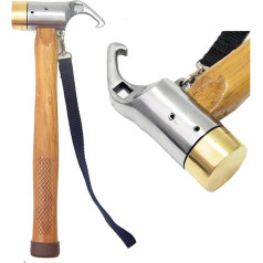 Tent Hammer Camping Hammer Tent Stake Remover Extactor Camping Tent Peg Mallet Puller Multifunctional Tool for Tent Pins