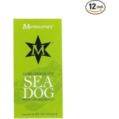 Montezuma's - Sea Dog - Dark Chocolate with Lime and Sea Salt - 100g (Case of 12)