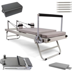 LIBRACTA Pilates Reformer Maschine, Faltbare Pilates Ausrüstung Für Home Workouts, Faltbarer Pilates Reformer Anzug, Für Reformer Body Stamina Stretching Balance Exercise Workout