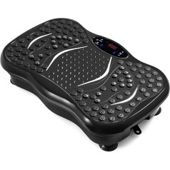 DuboxX Household Vibration Machine, Standing Fitness Machine, Mini Body Shaping Machine, Zoned Vibration, Foot Massage, Various Exercise Methods