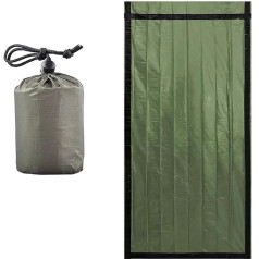 GOTYKE Notfall-Schlafsack, Biwaksack, Überlebensschlafsack, Camping-Bivysäcke, Notfalldecken, Überlebensarmband für Camping(E,1pcs)