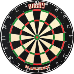 ONE80 Dart Gladiator 3 Plus Bristle Dart Board Tournament Board Includes Rotafix