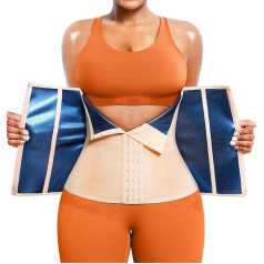 TrainingGirl Women's Waist Trainer Trimmer Corset Weight Loss Belly Wrap Workout Belt Sweat Belly Band Sports Belt Sauna Suit