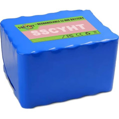 SSCYHT 24V Lithium Battery, 25.2 Volt, 3 Ah, 6 Ah, 9 Ah, 12 Ah, 15 Ah, 18 Ah, Li-ion Battery, Portable Power Supply, Surveillance, Street Light Battery, Replacement Battery