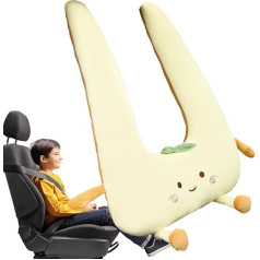 Gkumgwo Travel Pillow for Car Seat - U-shaped Back Seat Car Sleeping Pillow - Sleep Aid Support Head and Body Ensure Safety During Long Car Trips