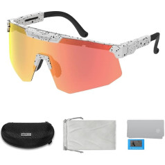 Snowledge Polarized Cycling Glasses with Adjustable Frame Sports Sunglasses for Men and Women