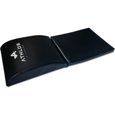 Athlos Fitness Abdominal Trainer Exercise Mat with Tailbone Protecting Antislip Pad by Athlos Fitness