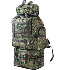 koowaa 100L Military Backpack Large Hiking Climbing Camouflage Pocket Backpack Sport Camping Travel Backpack, Greenland Digital