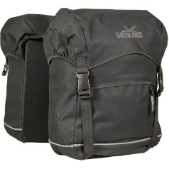 Green Lands Bicycle Bag Double Carrier Travel 4544/Black