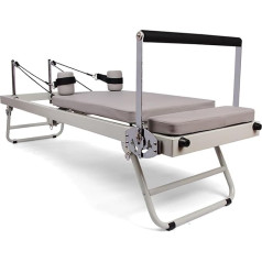 Foldable Pilates Reformer, Multifunctional Portable Pilates Reformer for Home, Adjustable Reformer Machine, Studio Equipment for Strength Training