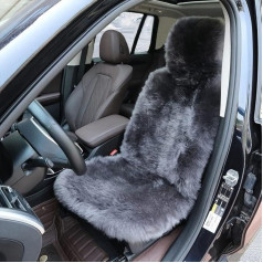 Altlue Car Seat Covers Lambskin Car Seat Cover Lambskin Car Seat Cover for Car Lambskin Seat Cover Lambskin Car Fur Car Seat Covers Fur Front Seats - Universal (One Piece)