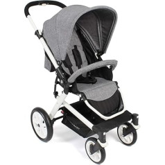 CHIC 4 BABY Boomer 157 32 Sports Pushchair, Buggy, Children's Pushchair, Melange Grey