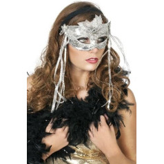 Venetian Masquerade Party Mask Silver