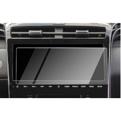 CDEFG Compatible with Hyundai Tucson NX4 2022 2023 2024 2021 Navigation Protective Film Glass 9H Scratch-Resistant 10 Inch Car GPS Transparent Screen Protector Navigation Film Tucson 2023 2024
