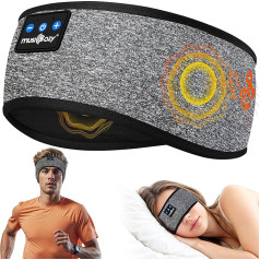 Sleep Headphones Bluetooth 5.4, Sleep Headband Headphones Sports Headphones Sleep Band with Playtime 16+STD/HiFi Stereo Music Gift for Side Sleepers/Men/Women/Father/Mother