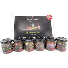 Grill BBQ and Pans Spices Gift Set Premium Quality Grillplanet No Additives Spice Mix