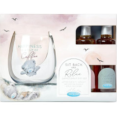 Me To You Bear Glass and Coffee Syrup Gift Set