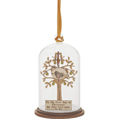 Kloche Partridge In A Pear Tree Hanging Ornament